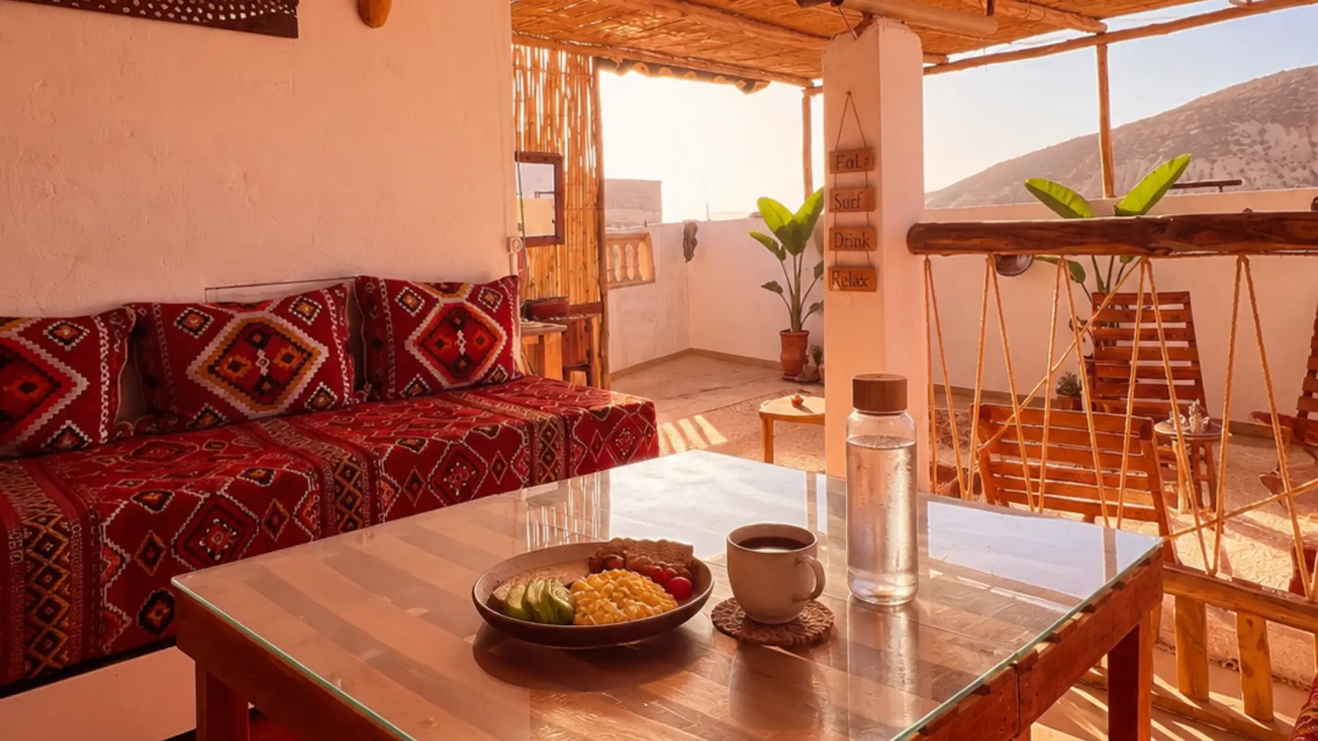 Simple breakfast and morning routine at Vagusta Reset