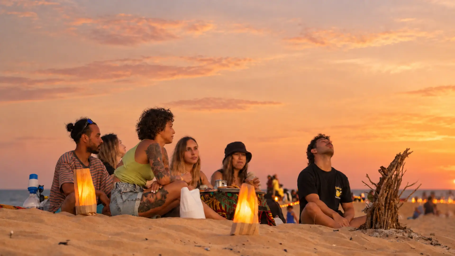 Vagusta Reset guests spending time together outdoors in Morocco